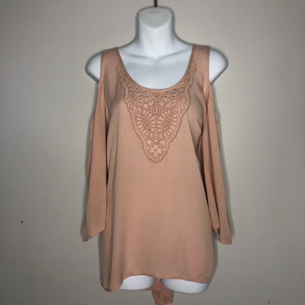 DR2 by Danielrainn Pastel Pink Blouse